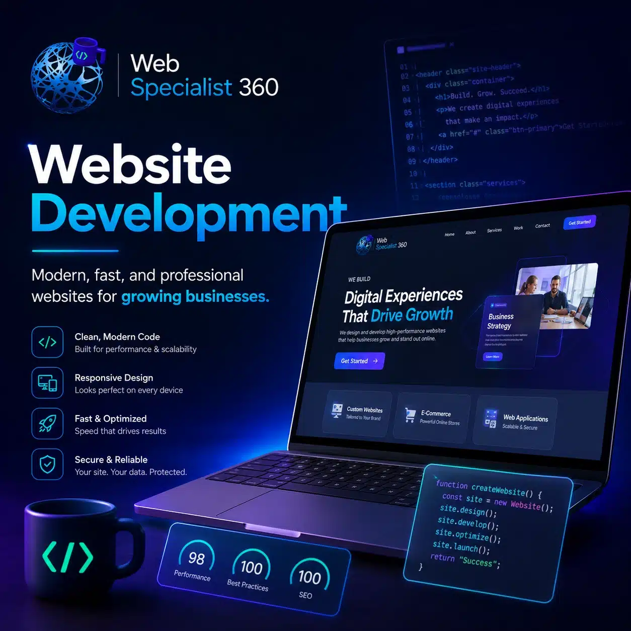 Professional Website Development That Builds Trust and Converts Visitors